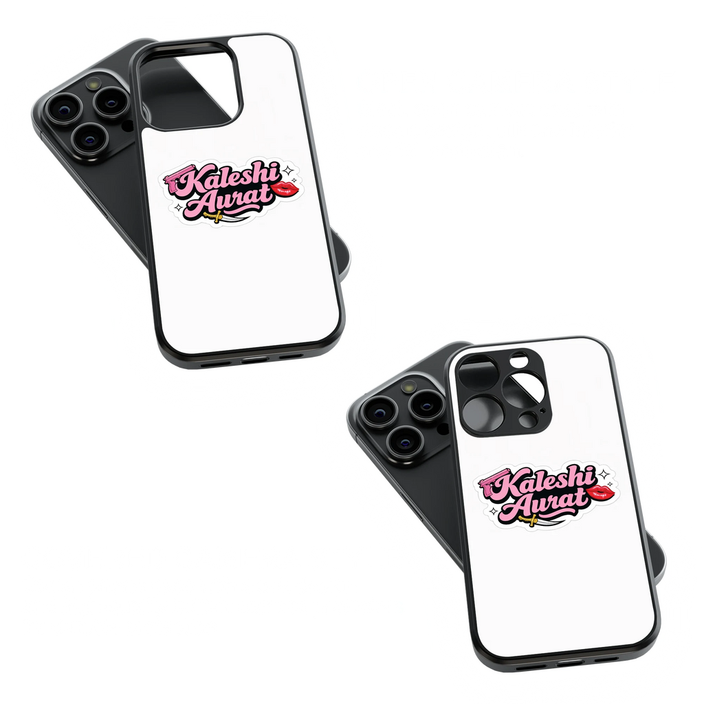 Trendy Glass Back Mobile Case for iPhone, Samsung, Redmi, OnePlus, Google Pixel, Motorola