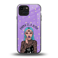 karma is a bitch back phone cover | glass case for iphone 13 mini