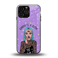 karma is a bitch back phone cover | glass case for iphone 13 pro max