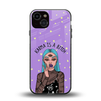 karma is a bitch back phone cover | glass case for iphone 13