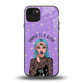 karma is a bitch back phone cover | glass case for iphone 15