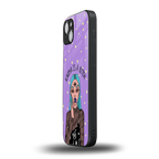 karma is a bitch back phone cover | glass case for iphone 15