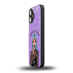 karma is a bitch back phone cover | glass case for iphone 16