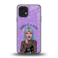 karma is a bitch back phone cover | glass case for nothing phone 1