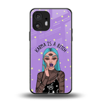 karma is a bitch back phone cover | glass case for nothing phone 2
