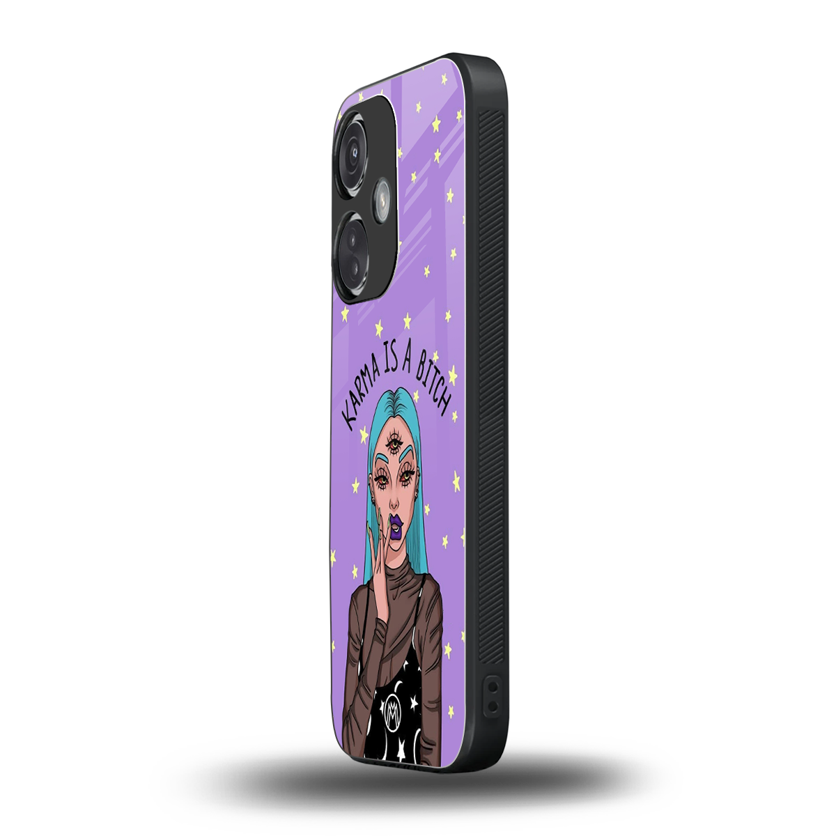 karma is a bitch back phone cover | glass case for oneplus nord ce 3