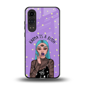 karma is a bitch back phone cover | glass case for oneplus nord ce 4 lite