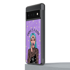 karma is a bitch back phone cover | glass case for google pixel 6 pro