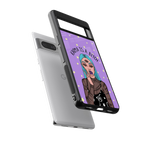karma is a bitch back phone cover | glass case for google pixel 7 pro