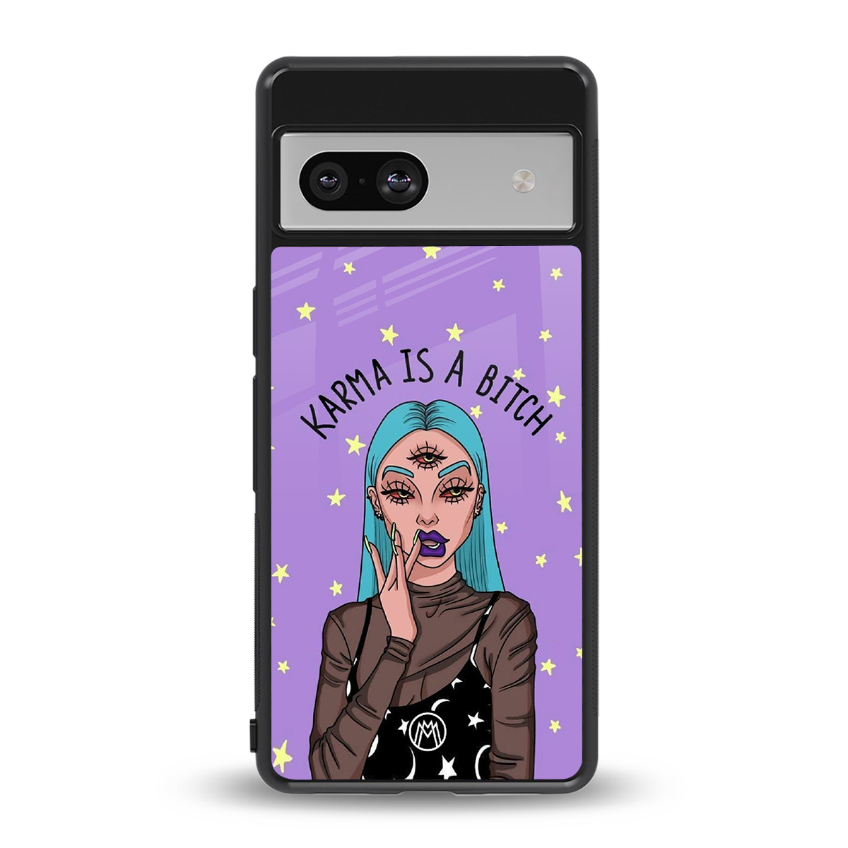 karma is a bitch back phone cover | glass case for Google Pixel 7