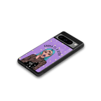 karma is a bitch back phone cover | glass case for google pixel 8 pro