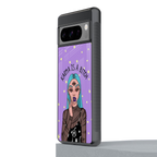 karma is a bitch back phone cover | glass case for google pixel 8 pro