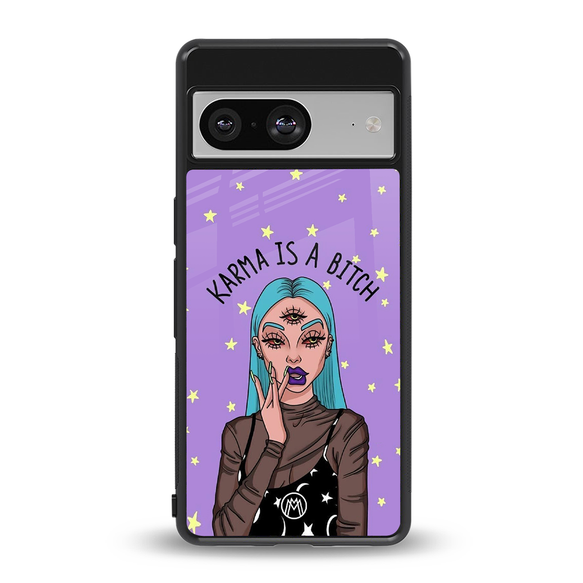 karma is a bitch back phone cover | glass case for Google Pixel 8
