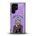 karma is a bitch back phone cover | glass case for samsung galaxy s23 ultra