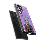 karma is a bitch back phone cover | glass case for samsung galaxy s25 ultra