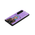 karma is a bitch back phone cover | glass case for samsung galaxy s24 fe