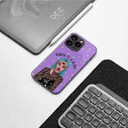 karma is a bitch back phone cover | glass case for iphone 16 pro max