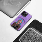 karma is a bitch back phone cover | glass case for iphone 13 mini