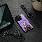 karma is a bitch back phone cover | glass case for iphone 16 plus