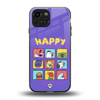kawaii edition back phone cover | glass case for iphone 13 mini