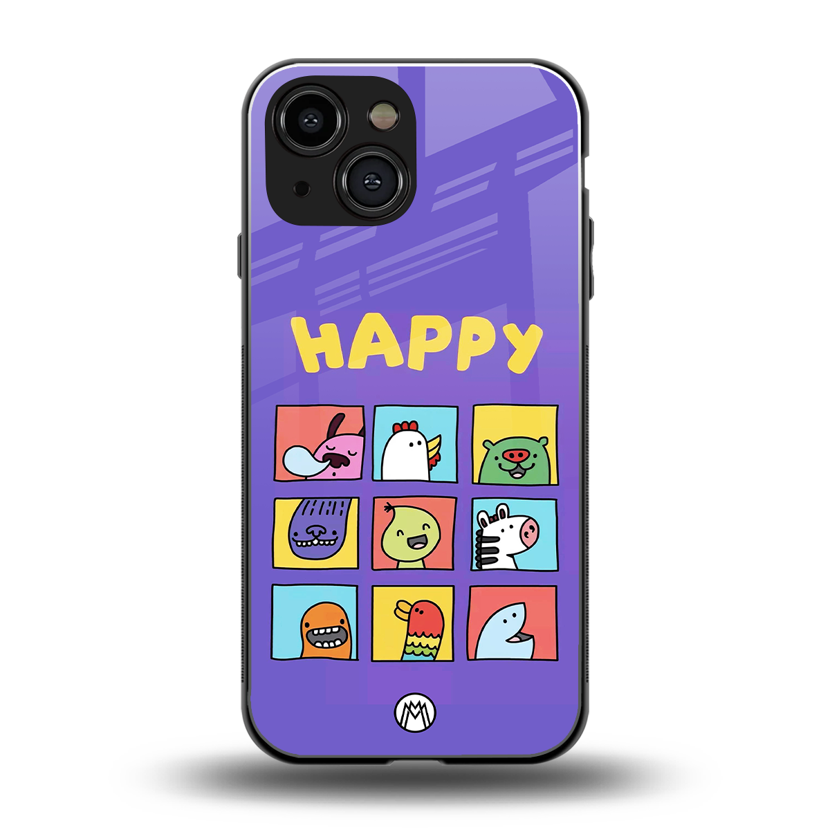 kawaii edition back phone cover | glass case for iphone 13 mini