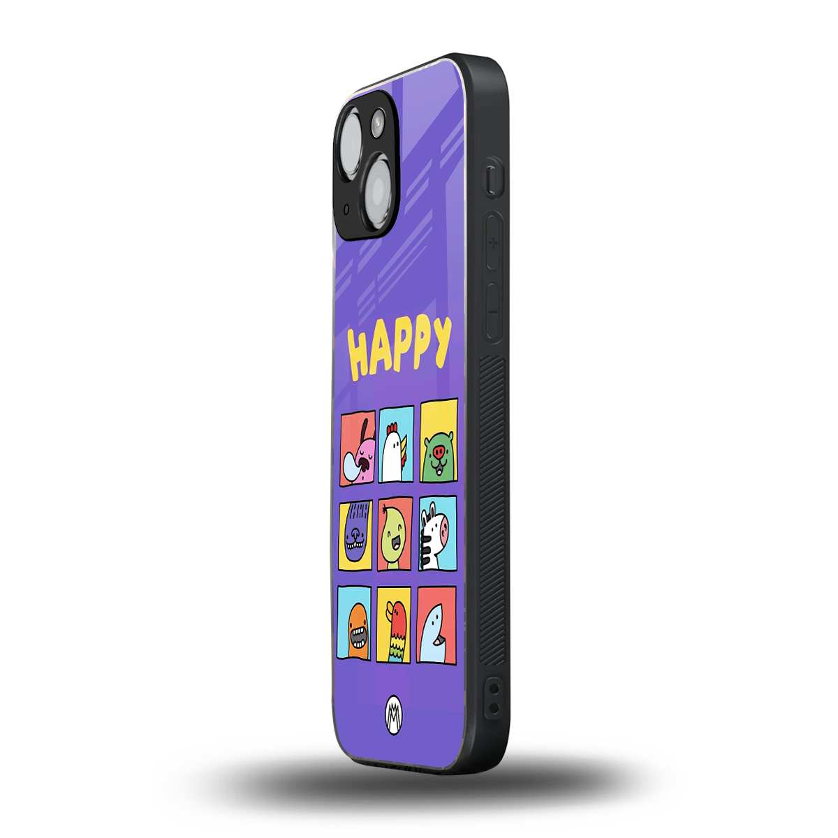 kawaii edition back phone cover | glass case for iphone 13 mini