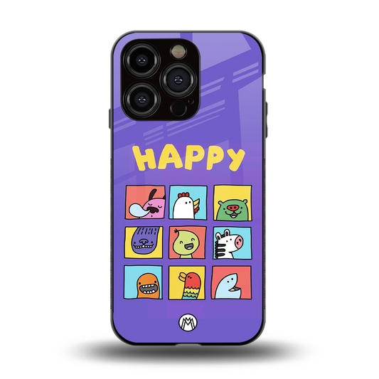 kawaii edition back phone cover | glass case for iphone 13 pro