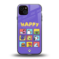 kawaii edition back phone cover | glass case for iphone 15 plus