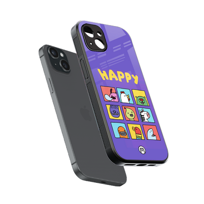 kawaii edition back phone cover | glass case for iphone 14 plus