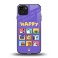 kawaii edition back phone cover | glass case for iphone 15