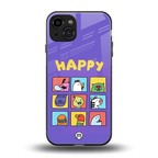 kawaii edition back phone cover | glass case for iphone 15