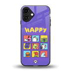 kawaii edition back phone cover | glass case for iphone 16 plus