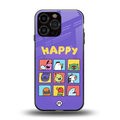 kawaii edition back phone cover | glass case for iphone 16 pro max