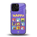 kawaii edition back phone cover | glass case for iphone 16 pro max