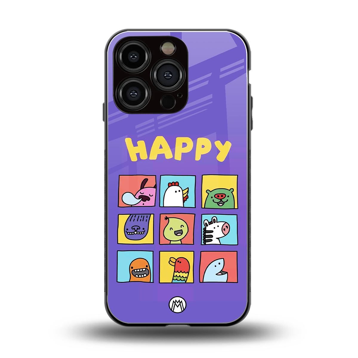 kawaii edition back phone cover | glass case for iphone 16 pro