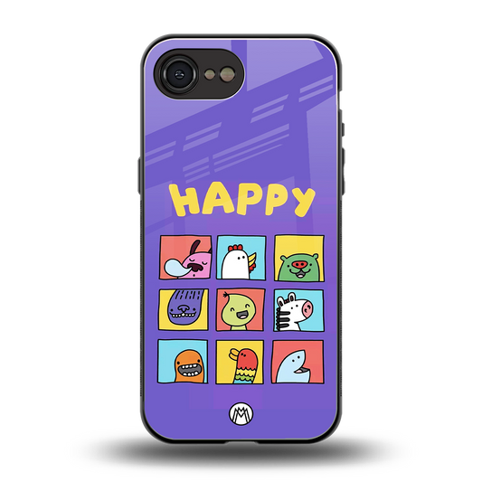 kawaii edition back phone cover | glass case for iphone 16e
