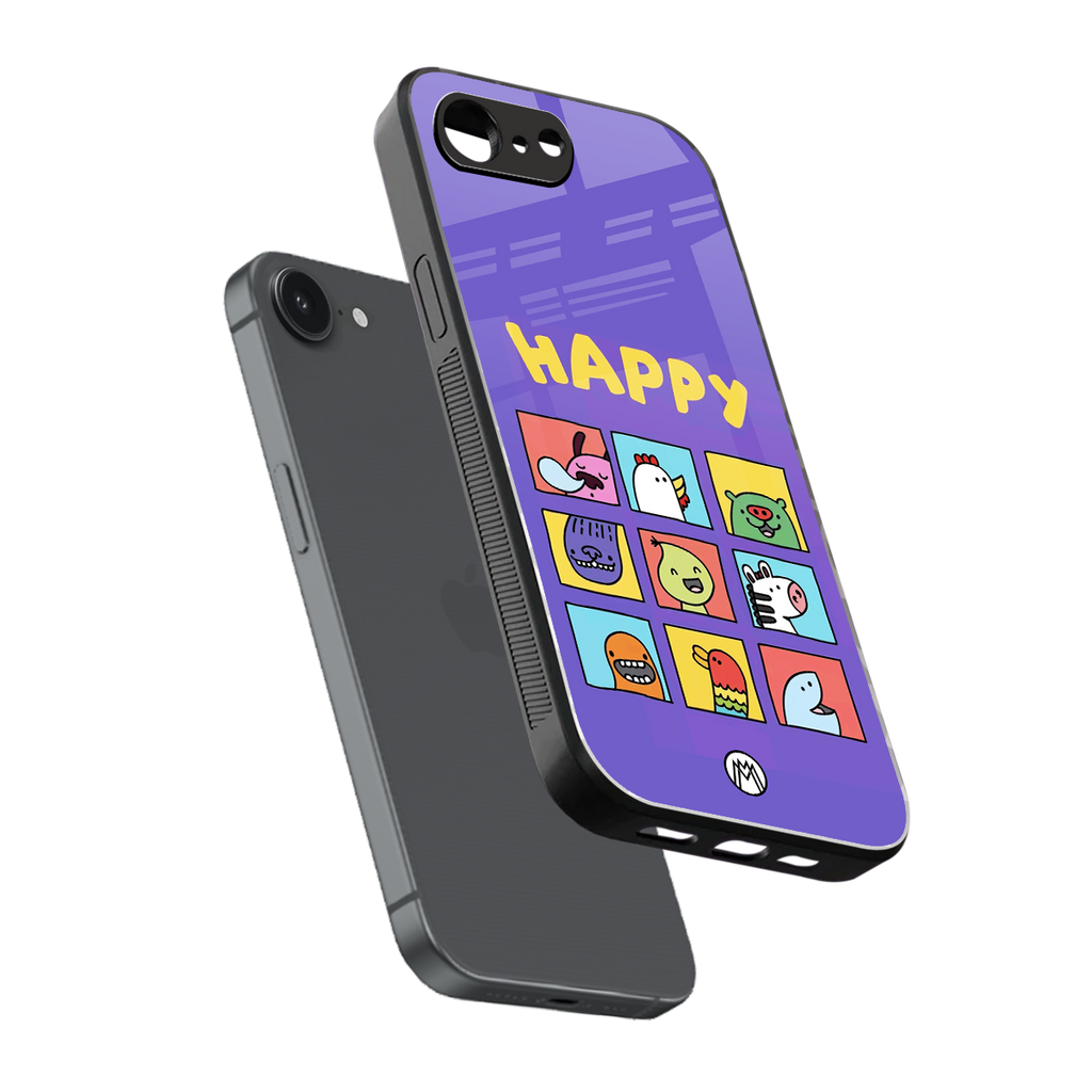 kawaii edition back phone cover | glass case for iphone 16e