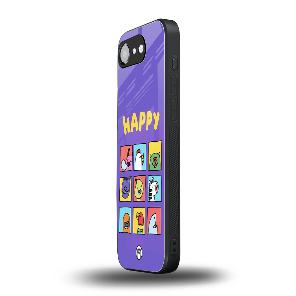 kawaii edition back phone cover | glass case for iphone 16e