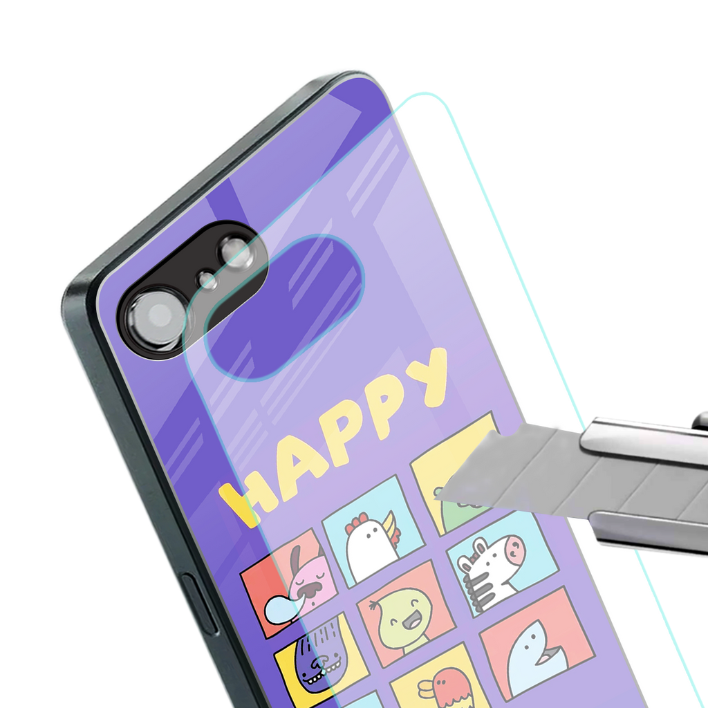 kawaii edition back phone cover | glass case for iphone 16e