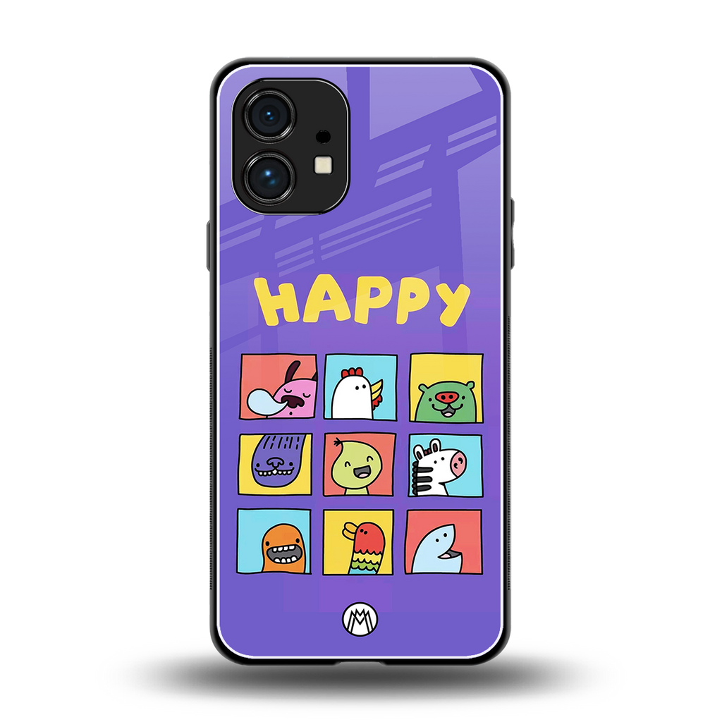 kawaii edition back phone cover | glass case for nothing phone 1