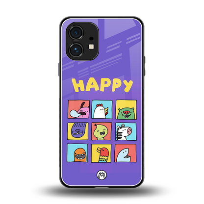 kawaii edition back phone cover | glass case for nothing phone 1
