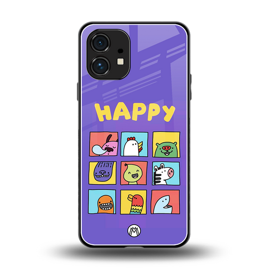 kawaii edition back phone cover | glass case for nothing phone 1