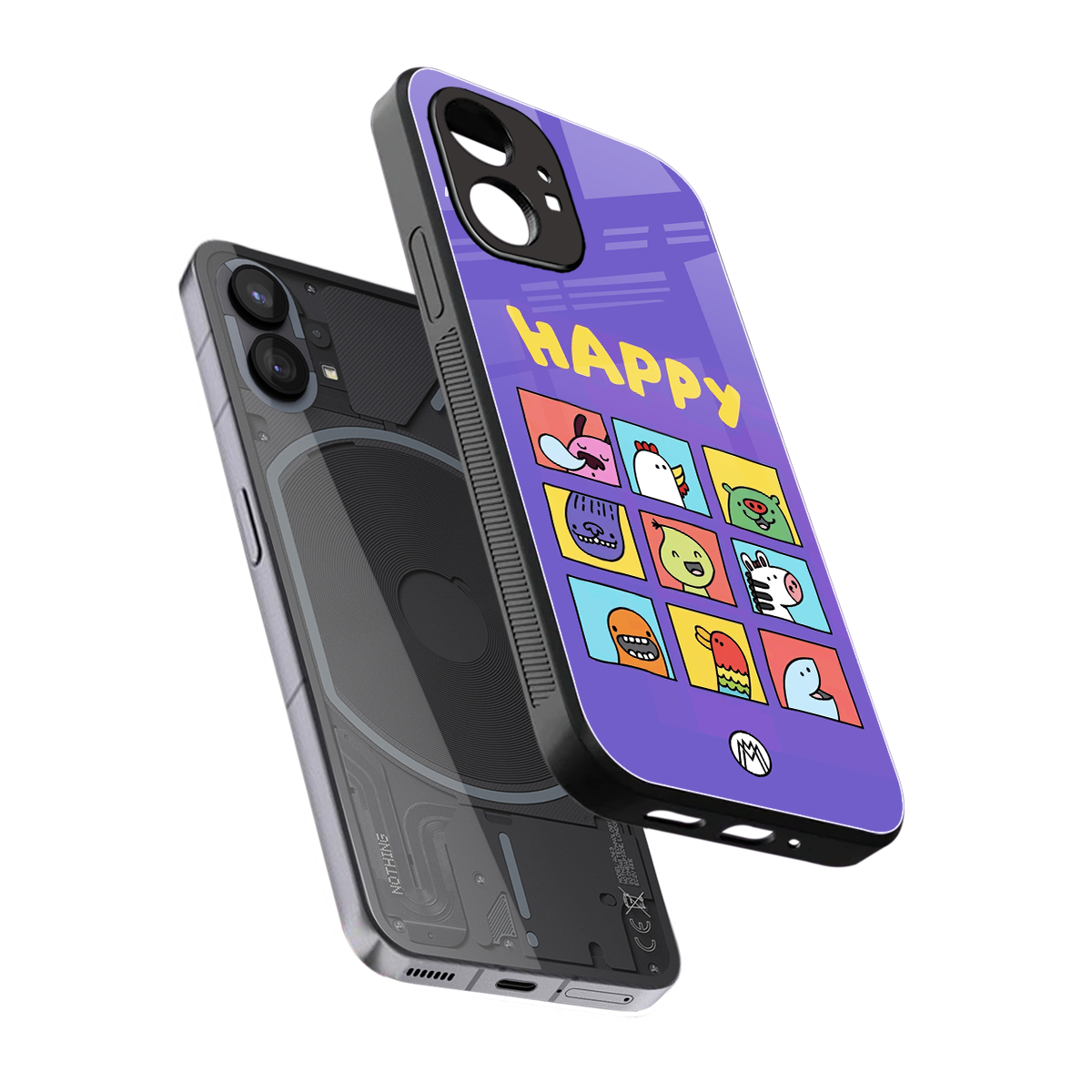 kawaii edition back phone cover | glass case for nothing phone 1