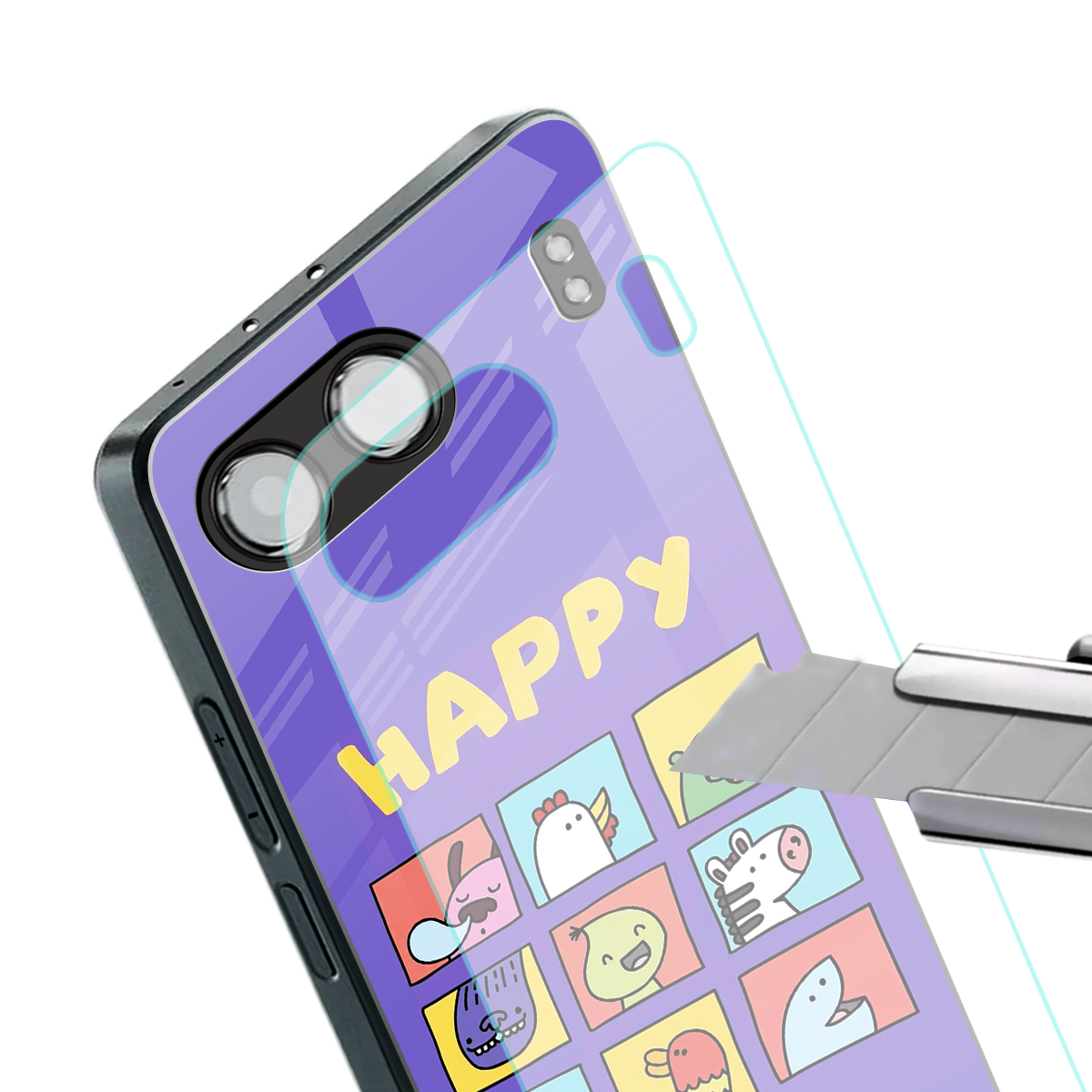 kawaii edition back phone cover | glass case for oneplus nord 4