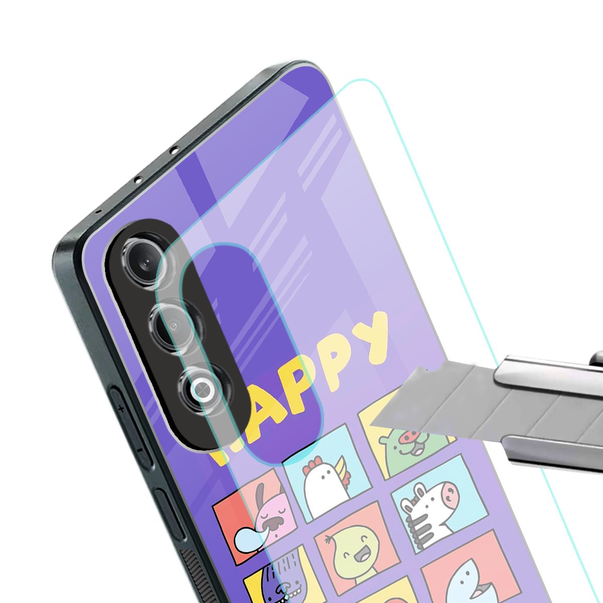 kawaii edition back phone cover | glass case for oneplus nord ce 4