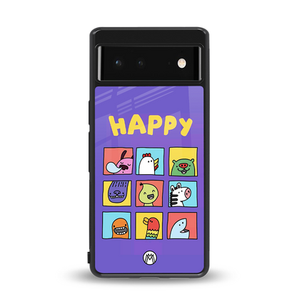 kawaii edition back phone cover | glass case for google pixel 6
