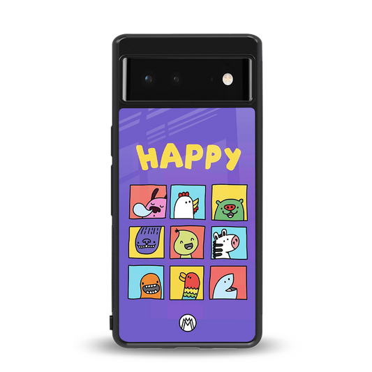 kawaii edition back phone cover | glass case for google pixel 6