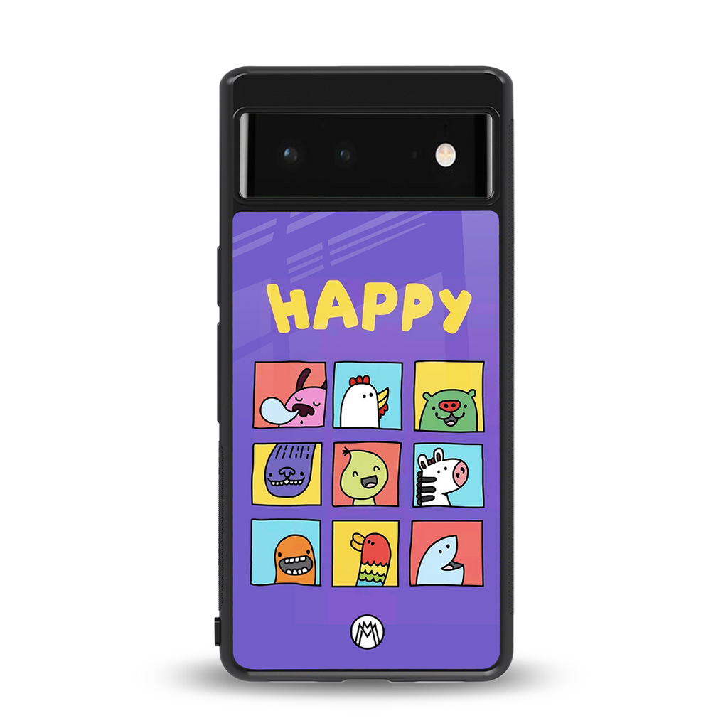 kawaii edition back phone cover | glass case for Google Pixel 6A
