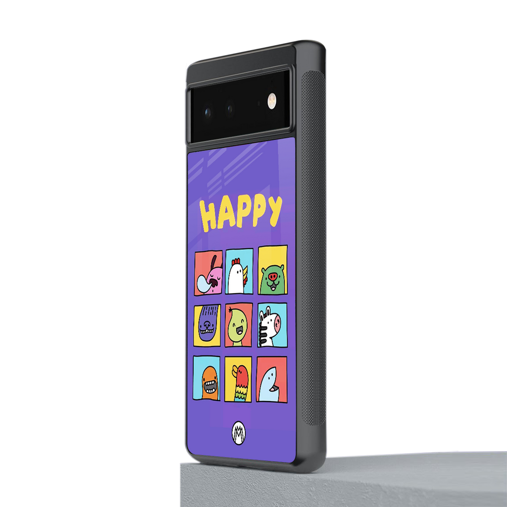 kawaii edition back phone cover | glass case for Google Pixel 6A