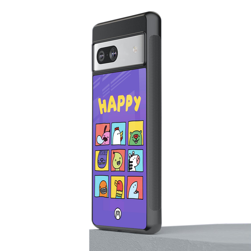 kawaii edition back phone cover | glass case for Google Pixel 7